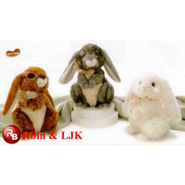 OEM suave ICTI juguete de peluche fábrica piernas largas conejo juguete de peluche